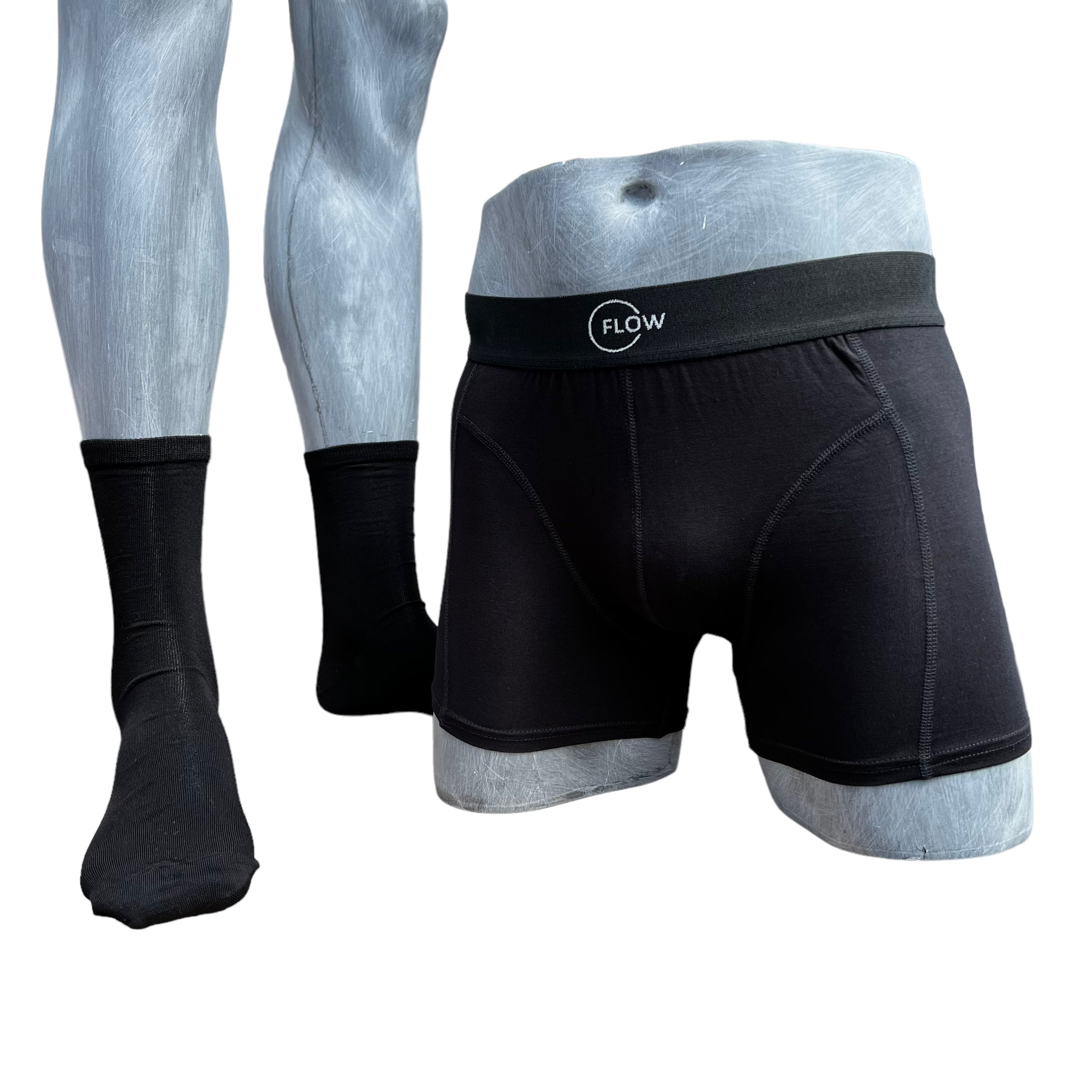 Kombipakke: 8 par strømper & 4 par boxershorts - alt i ultrablødt bambus